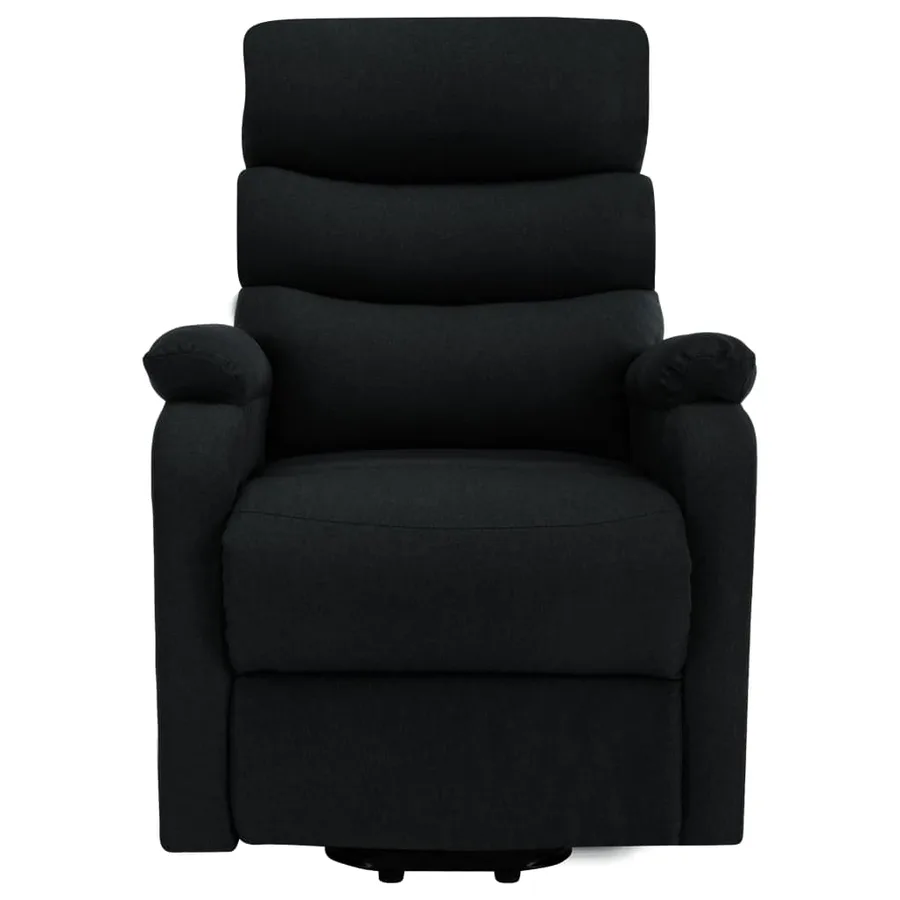 Fauteuil de massage Noir Tissu - 3