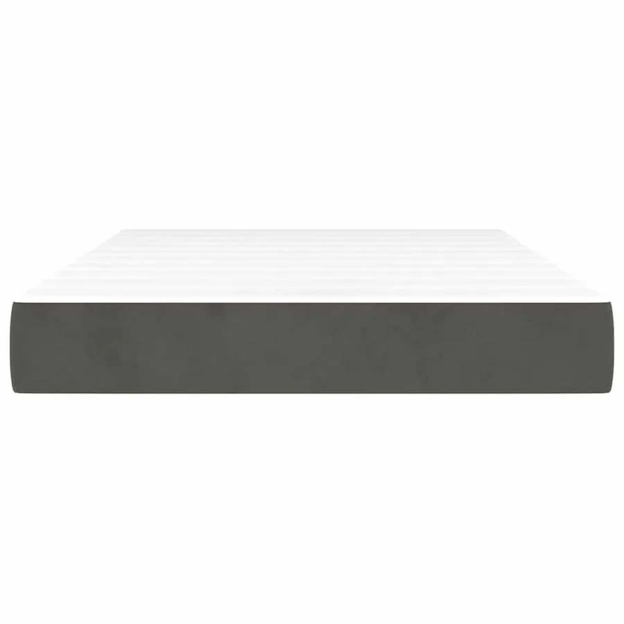 Matelas à ressorts ensachés 120 x 220 cm Gris foncé - 3
