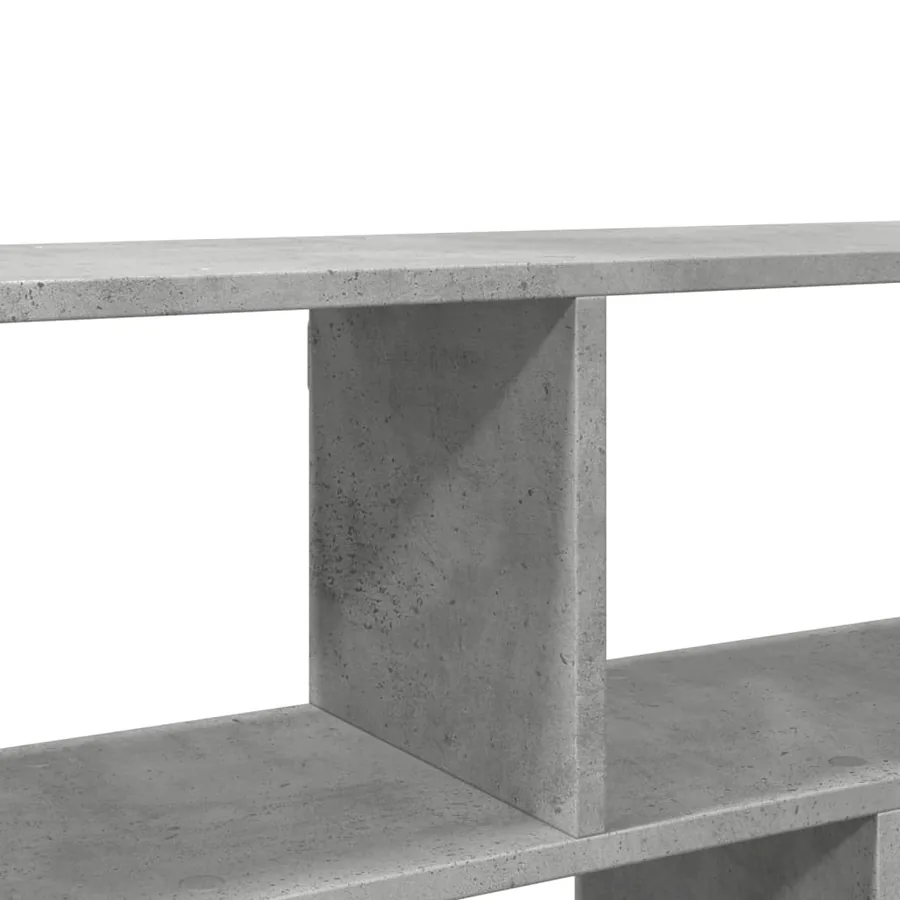 Étagère murale gris béton 100x25x50 cm bois d'ingénierie - 8