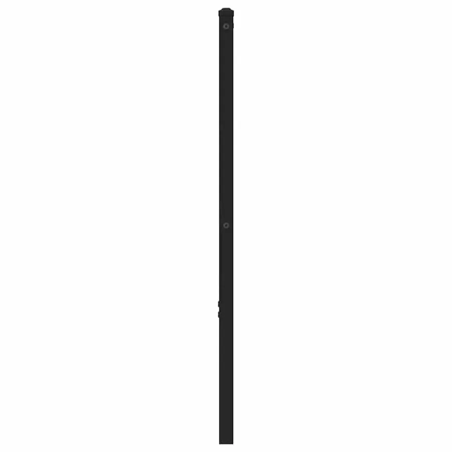 Tête de lit de remplacement chêne fumé 80 cm fer et bois d'ingénierie - 4