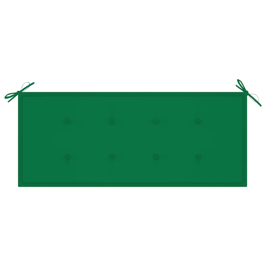 Banc de jardin 2 places avec coussin 120 cm Gris Eucalyptus - 6