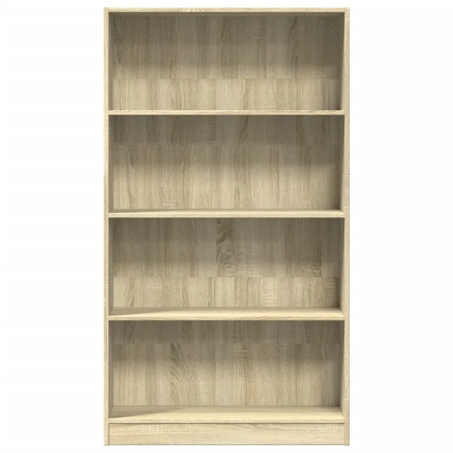 Bibliothèque chêne sonoma 80x24x143 cm bois d'ingénierie - 4