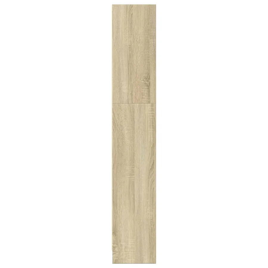 Bibliothèque chêne sonoma 80x24x143 cm bois d'ingénierie - 6