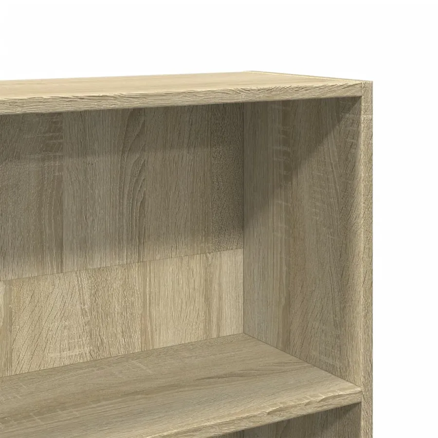 Bibliothèque chêne sonoma 80x24x143 cm bois d'ingénierie - 7