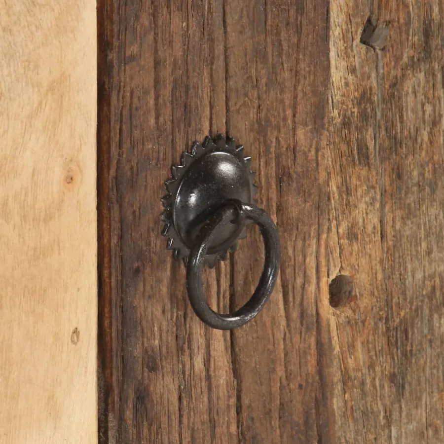 Meuble TV 120x30x40 cm Bois d'acacia et de récupération massif - 5