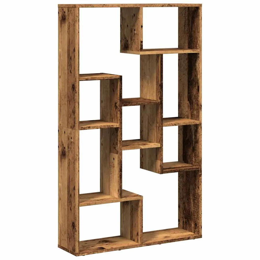 Bibliothèque vieux bois 72x20x120,5 cm bois d'ingénierie - 2