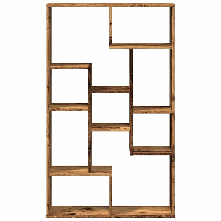 Bibliothèque vieux bois 72x20x120,5 cm bois d'ingénierie - 5