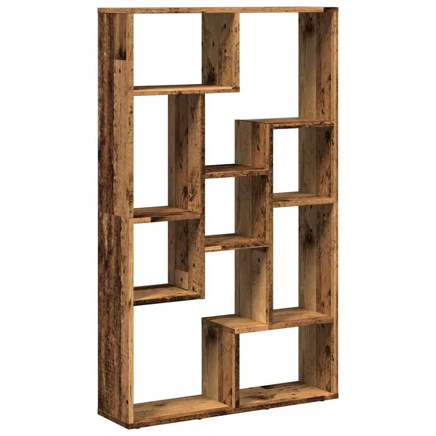 Bibliothèque vieux bois 72x20x120,5 cm bois d'ingénierie - 6