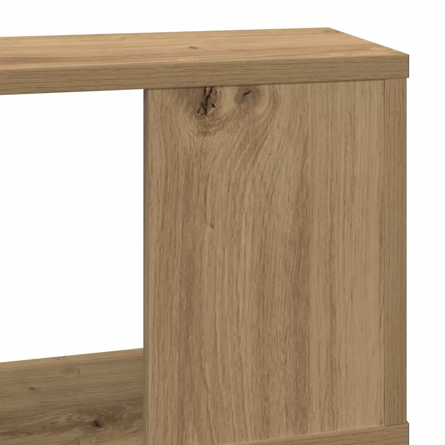 Étagère murale chêne artisanal 100x15x70 cm bois d'ingénierie - 8