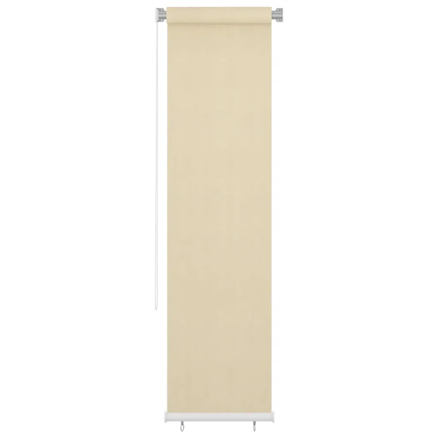 Store roulant d'extérieur couleur crème 65 (l) x 230 (H) cm HDPE - 2