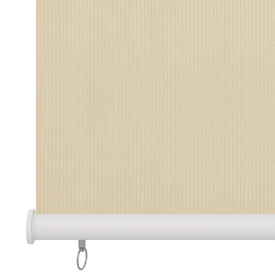 Store roulant d'extérieur couleur crème 65 (l) x 230 (H) cm HDPE - 4