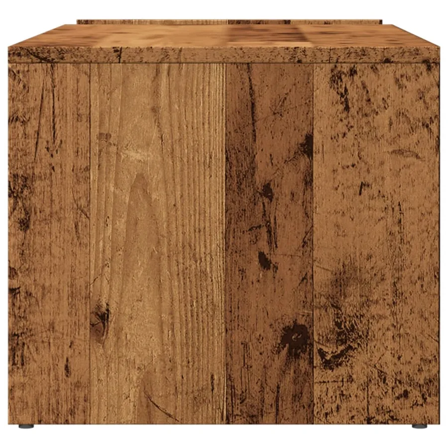 Table basse vieux bois 90x45x35 cm bois d'ingénierie - 5
