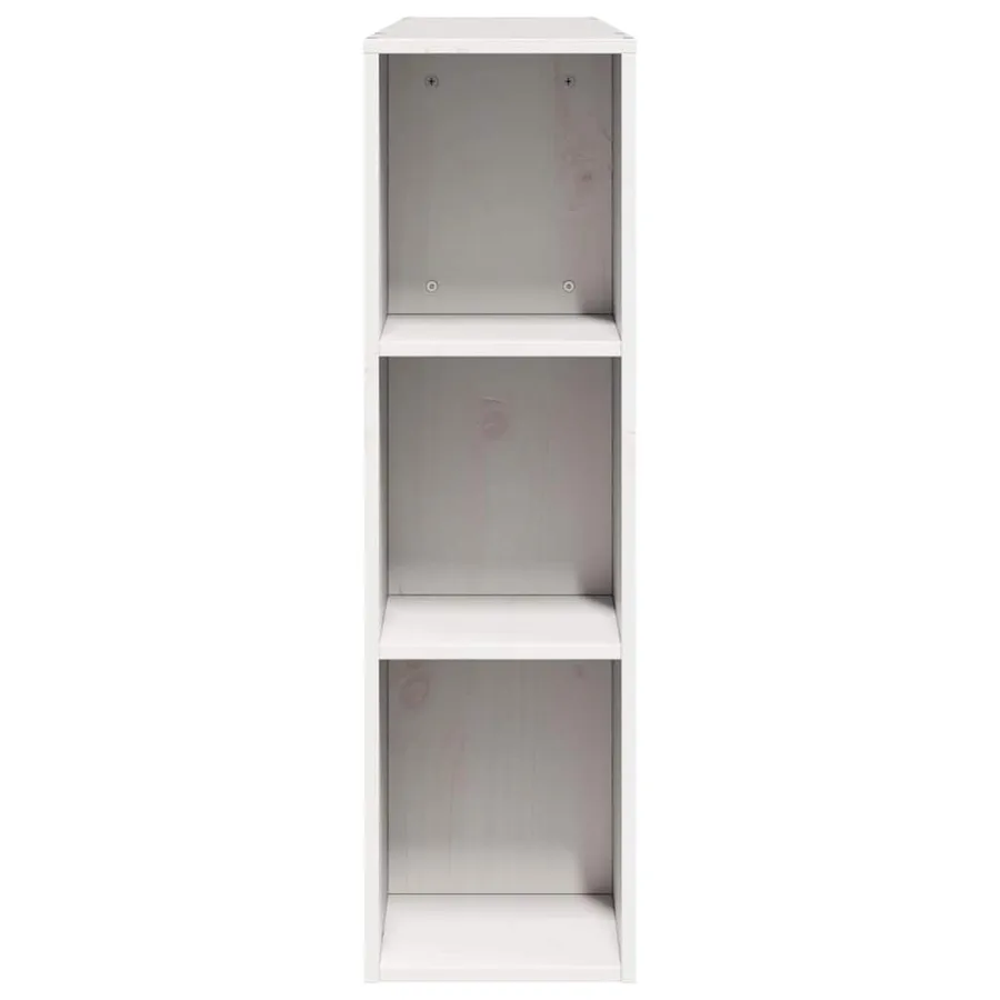 Tête de lit avec rangement blanc 150 cm bois massif de pin - 5
