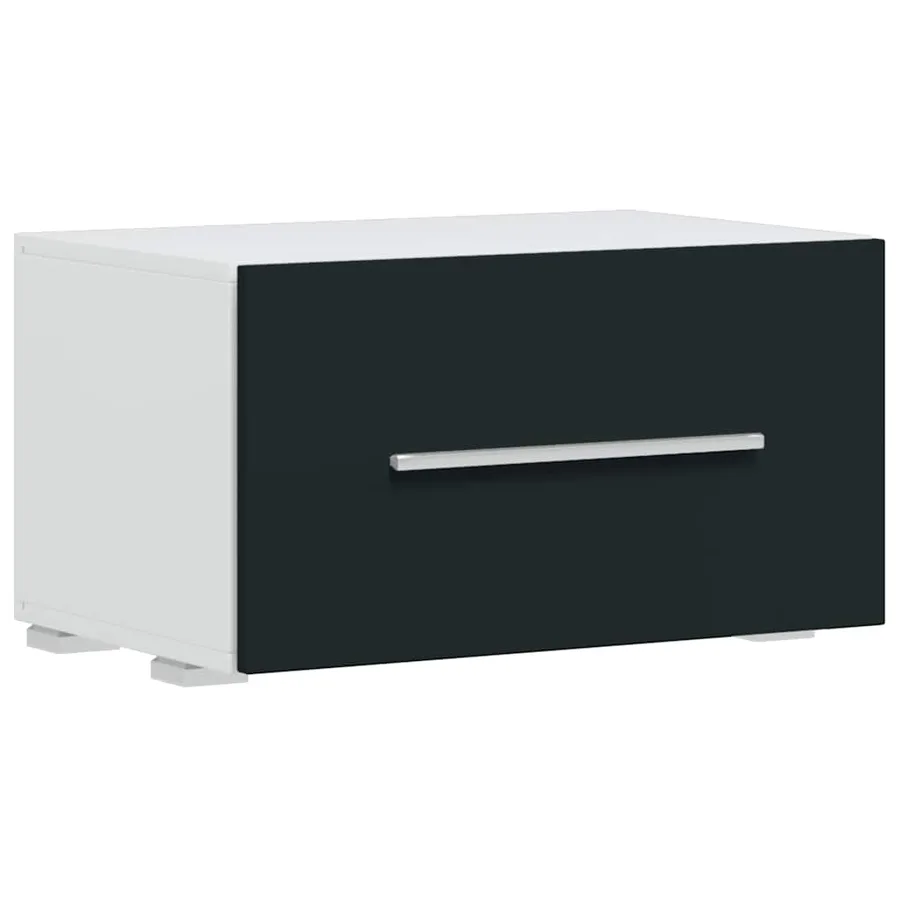 Meubles TV 5 pcs avec lumière LED indigo mat bois d'ingénierie - 10