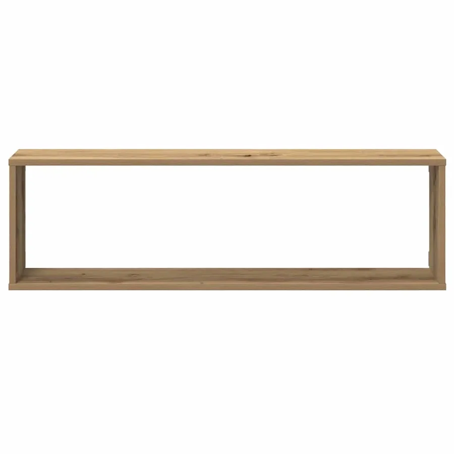 Étagères cube murales 4 pcs chêne artisanal 100x15x30 cm - 5