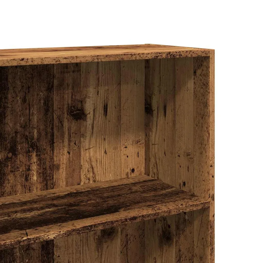 Bibliothèque vieux bois 60x30x152 cm bois d'ingénierie - 7