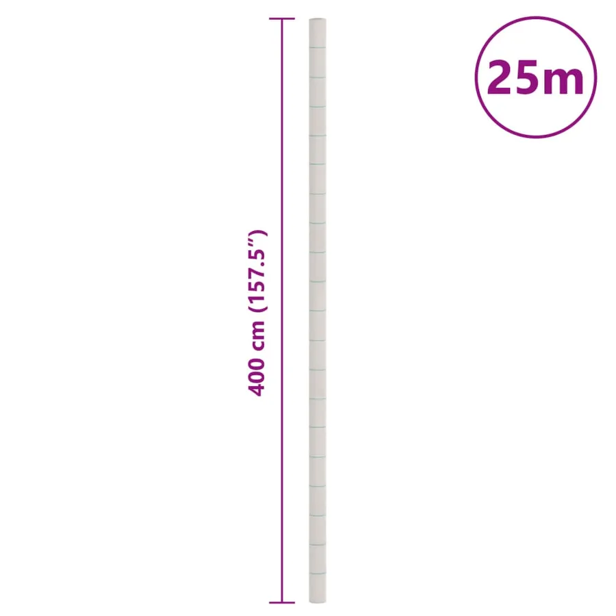 Membrane anti-mauvaises herbes blanc 4x25 m PP - 8