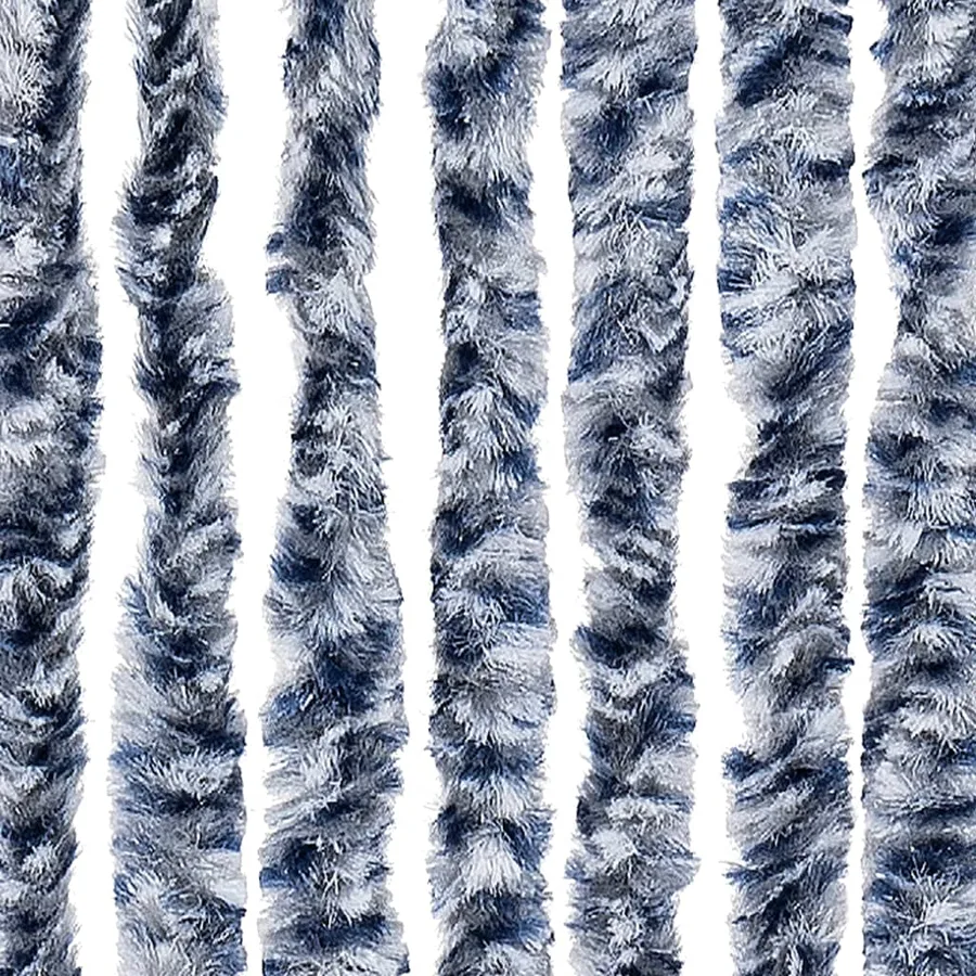 Moustiquaire bleu et blanc 118x220 cm chenille - 6