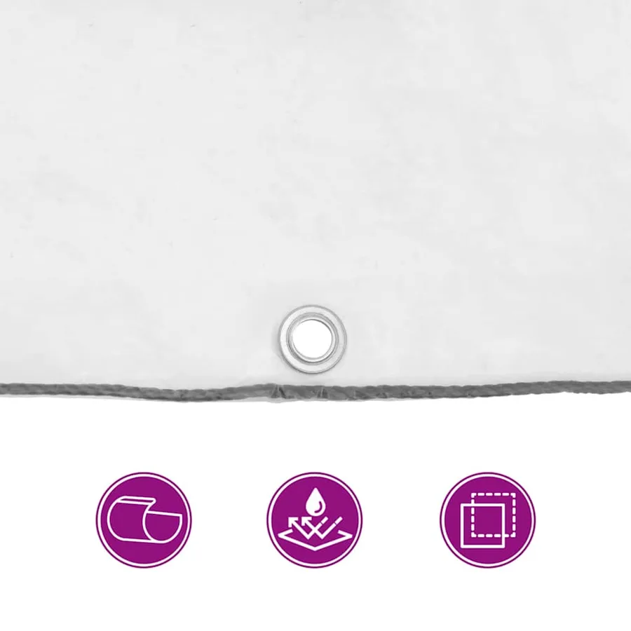 Housse de protection plantes avec œillets 2x10 m polyéthylène - 9