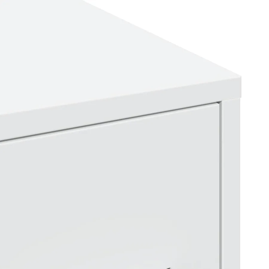Armoire de salle de bain étroite avec roulettes blanc - 9