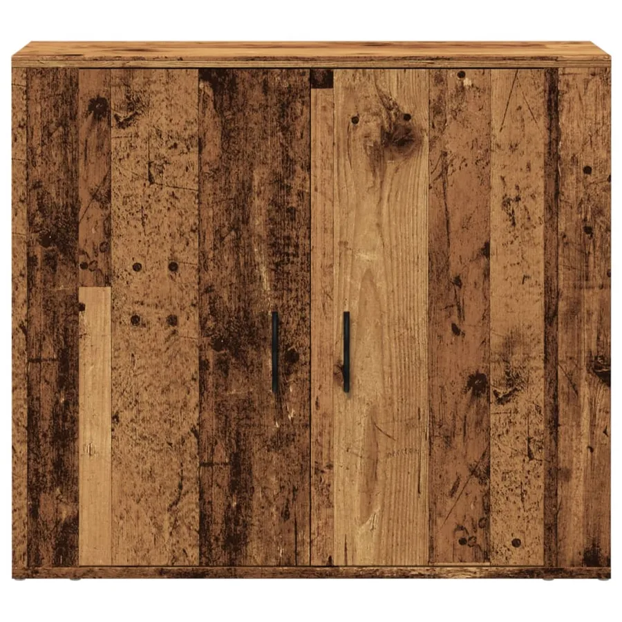 Buffet vieux bois 80x33x70 cm bois d'ingénierie - 4