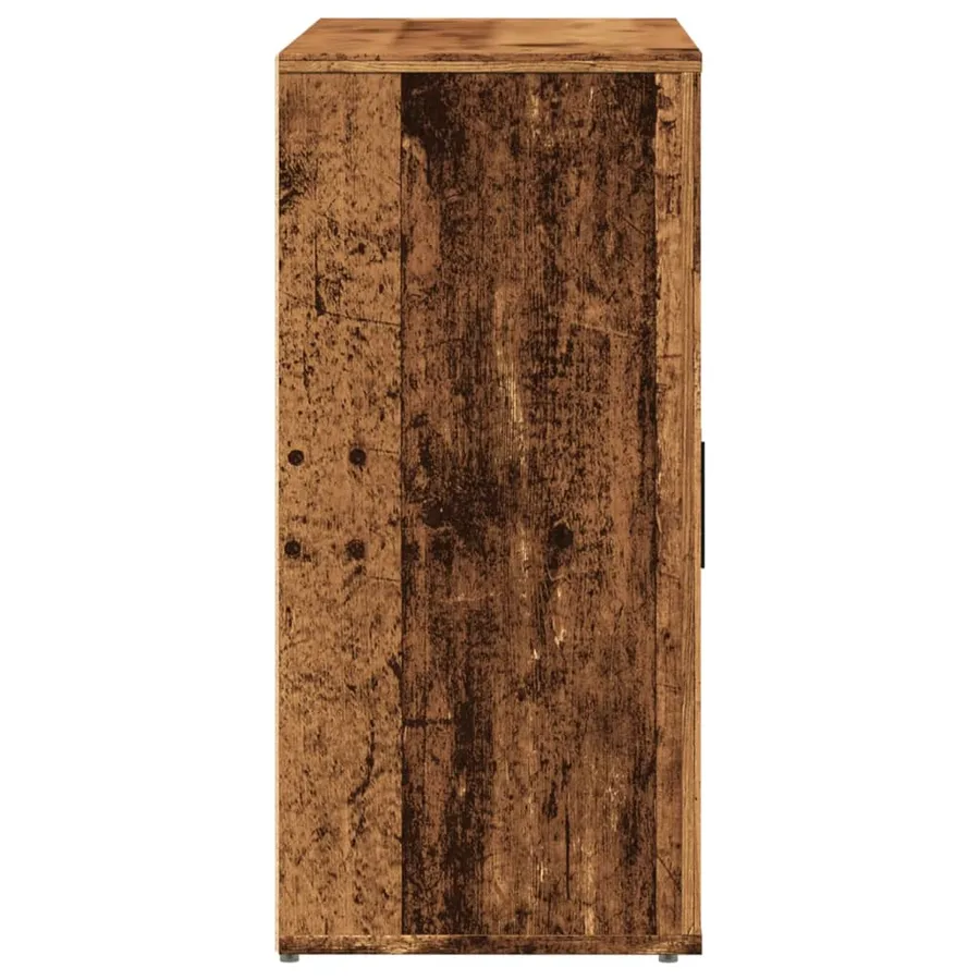 Buffet vieux bois 80x33x70 cm bois d'ingénierie - 6