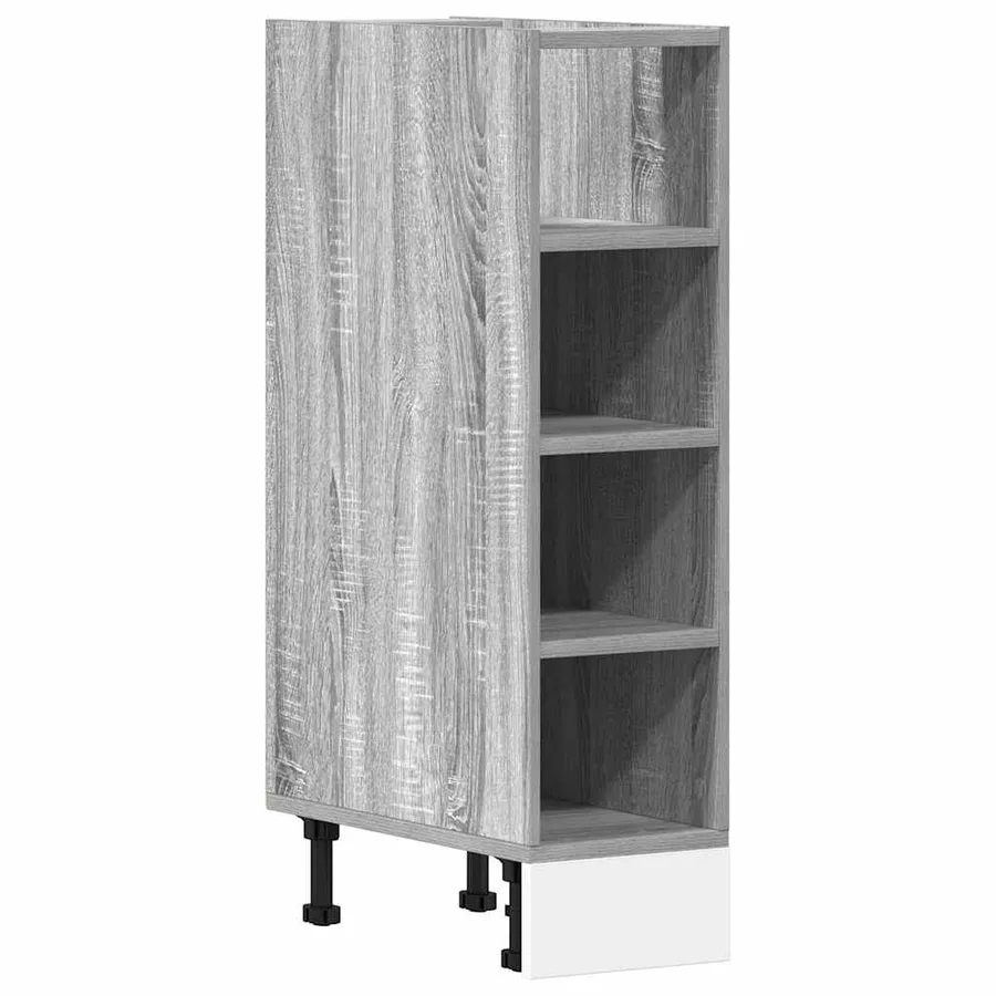 Meuble bas "Riga" Gris Sonoma 20 x 44,5 x 81,5 cm Bois d'ingénierie - 2