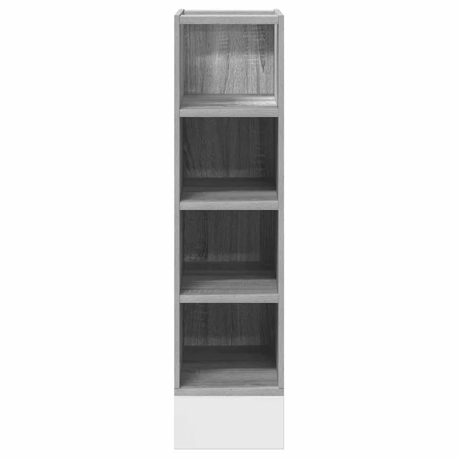 Meuble bas "Riga" Gris Sonoma 20 x 44,5 x 81,5 cm Bois d'ingénierie - 4