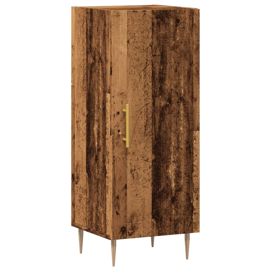 Buffet vieux bois 34,5x34x90 cm bois d'ingénierie - 2