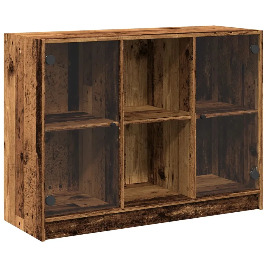 Buffet vieux bois 102x37x75,5 cm bois d'ingénierie - 2