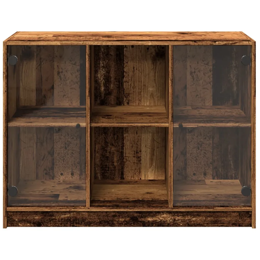 Buffet vieux bois 102x37x75,5 cm bois d'ingénierie - 4
