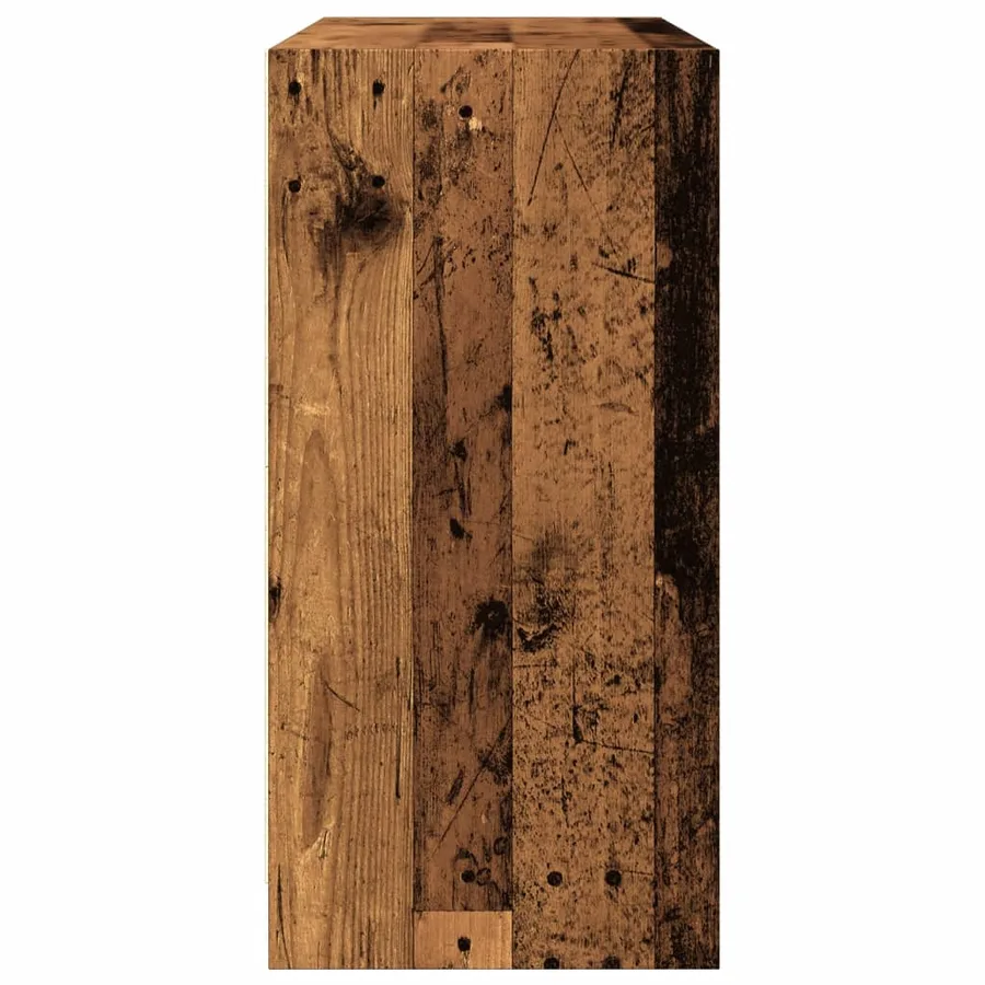 Buffet vieux bois 102x37x75,5 cm bois d'ingénierie - 5