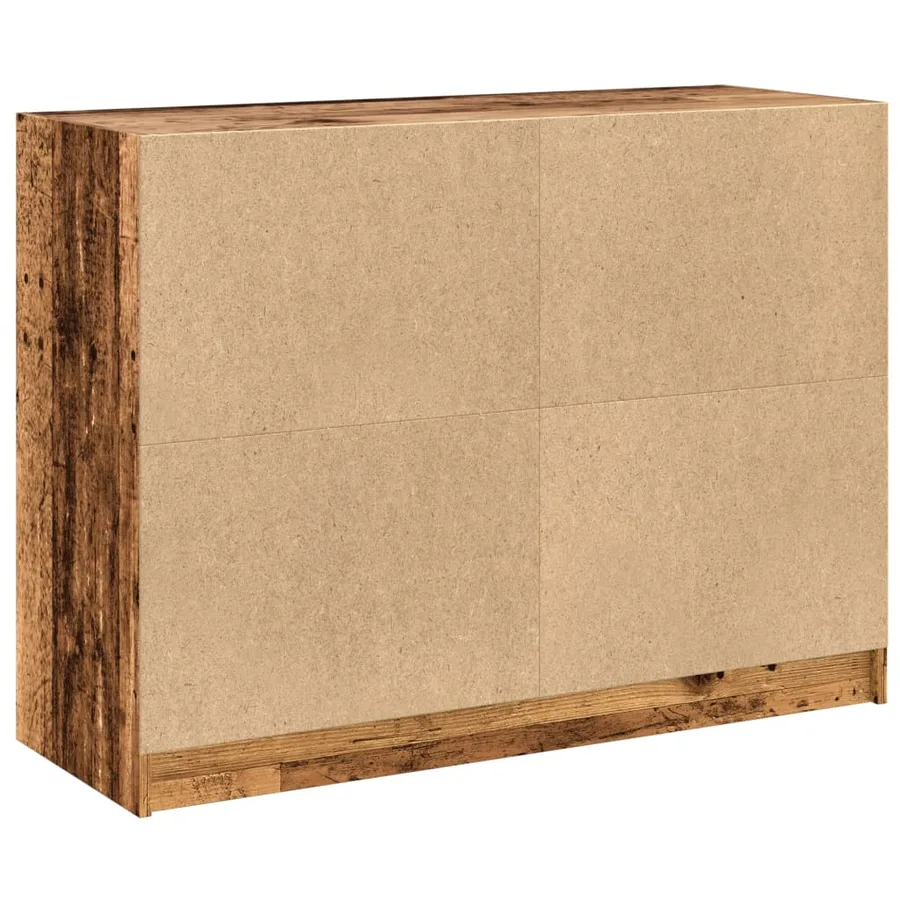 Buffet vieux bois 102x37x75,5 cm bois d'ingénierie - 6
