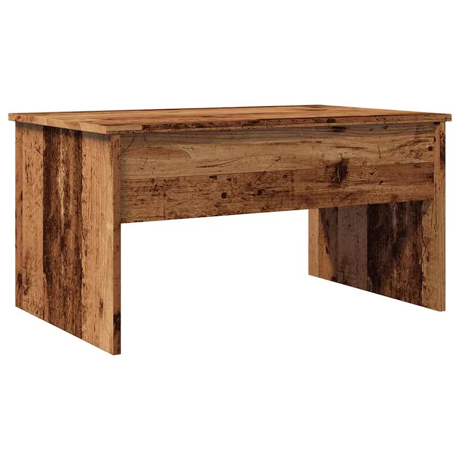 Table basse vieux bois 80x50,5x41,5 cm bois d'ingénierie - 7