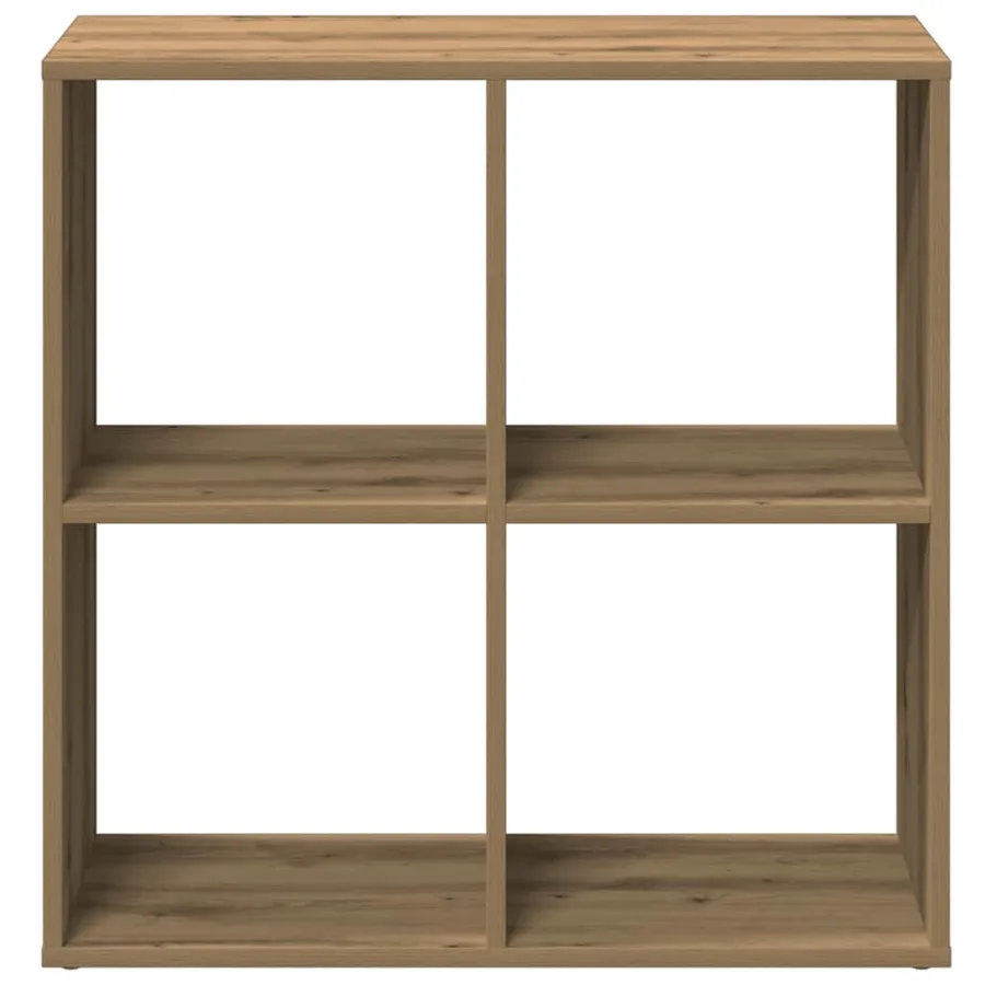 Étagère séparatrice de pièce chêne artisanal 69,5x29x69,5 cm - 5
