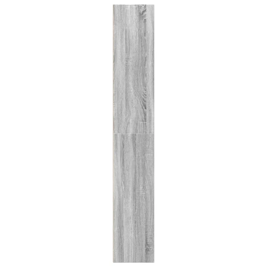 Bibliothèque sonoma gris 40x30x189 cm bois d'ingénierie - 6