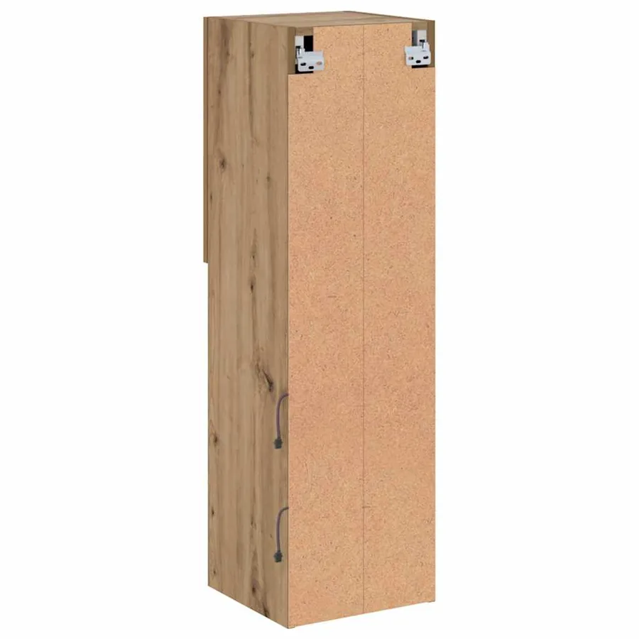 Meubles TV avec lumières LED 2pcs chêne artisanal 30,5x30x102cm - 10