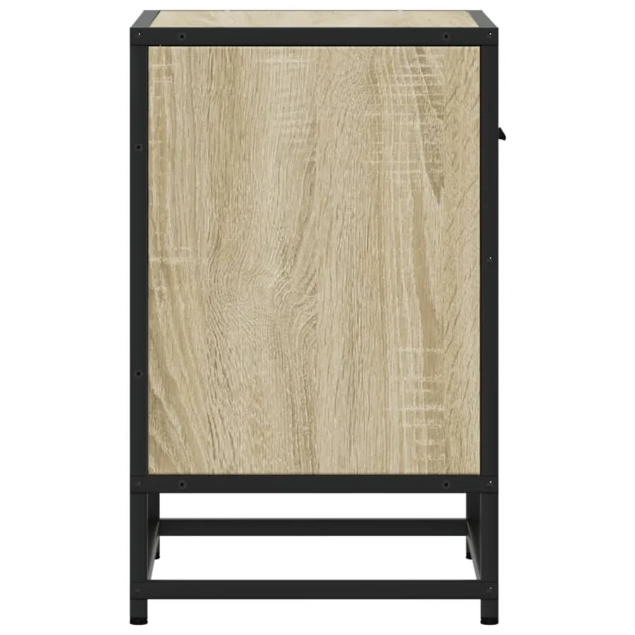 Table de chevet chêne sonoma 40x31x50 cm bois d’ingénierie - 6
