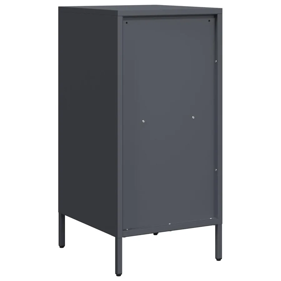 Buffet anthracite 35x39x73,5 cm acier laminé à froid - 7
