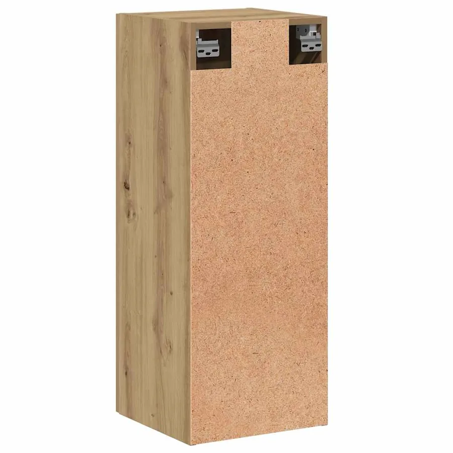Armoire murale chêne artisanal 34,5x34x90 cm bois d'ingénierie - 7