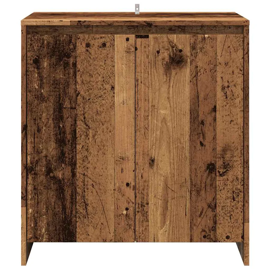 Buffet 2 pcs vieux bois bois d'ingénierie - 5