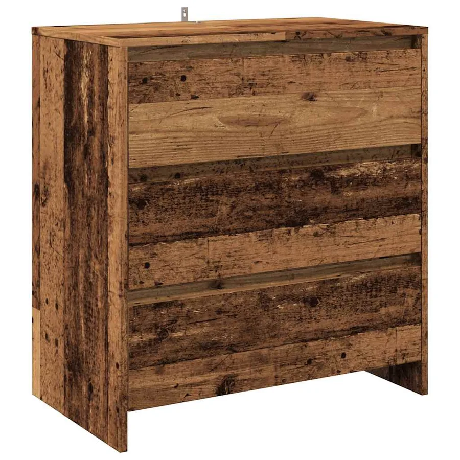 Buffet 2 pcs vieux bois bois d'ingénierie - 6
