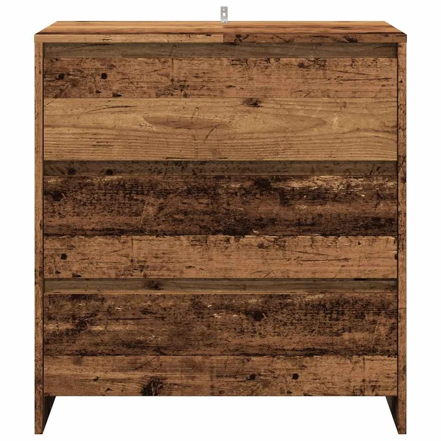 Buffet 2 pcs vieux bois bois d'ingénierie - 7