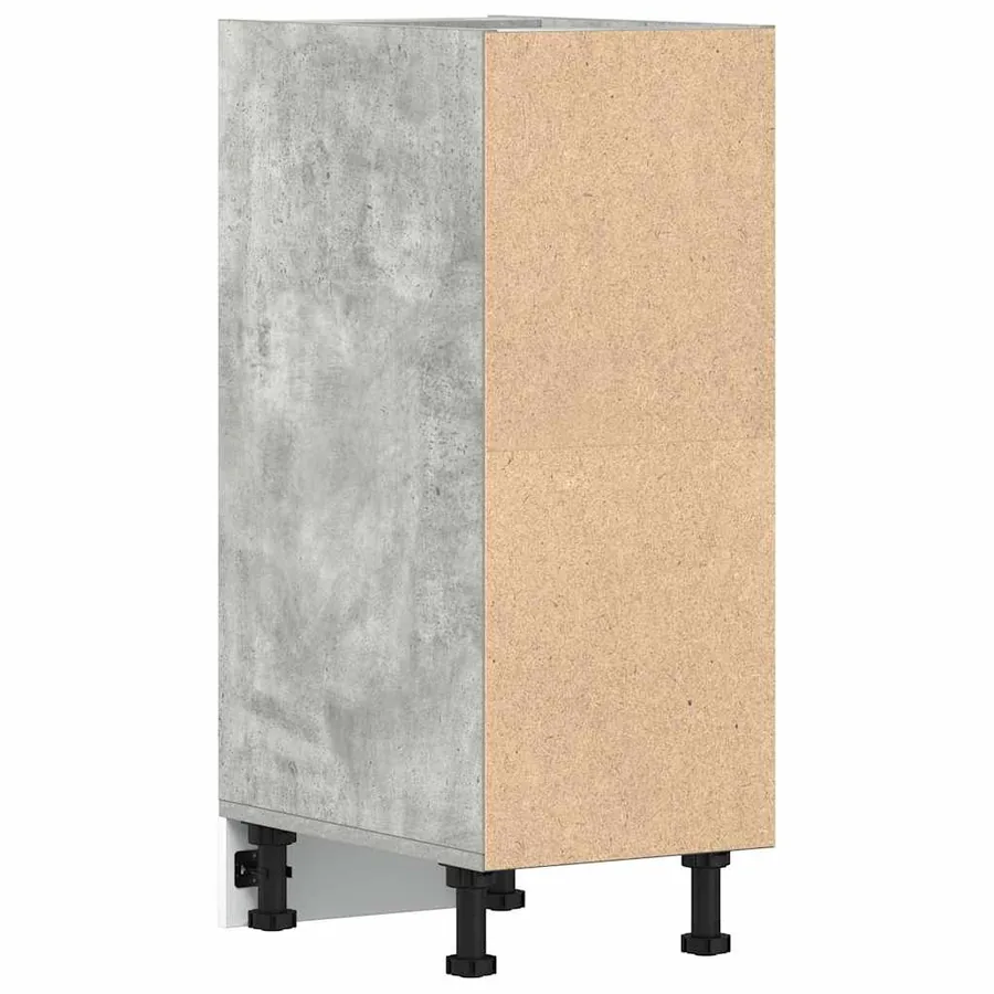 Meuble bas "Riga" Gris béton 30 x 44,5 x 81,5 cm Bois d'ingénierie - 6