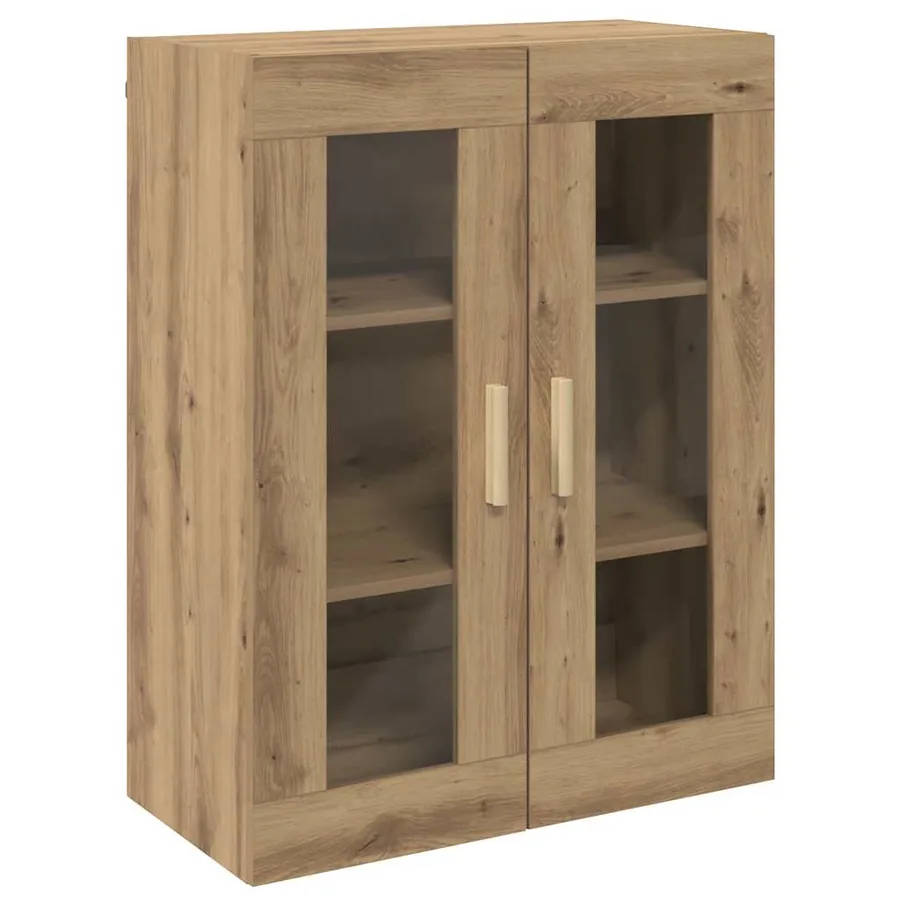 Armoire murale suspendue chêne artisanal 69,5x34x90 cm - 2