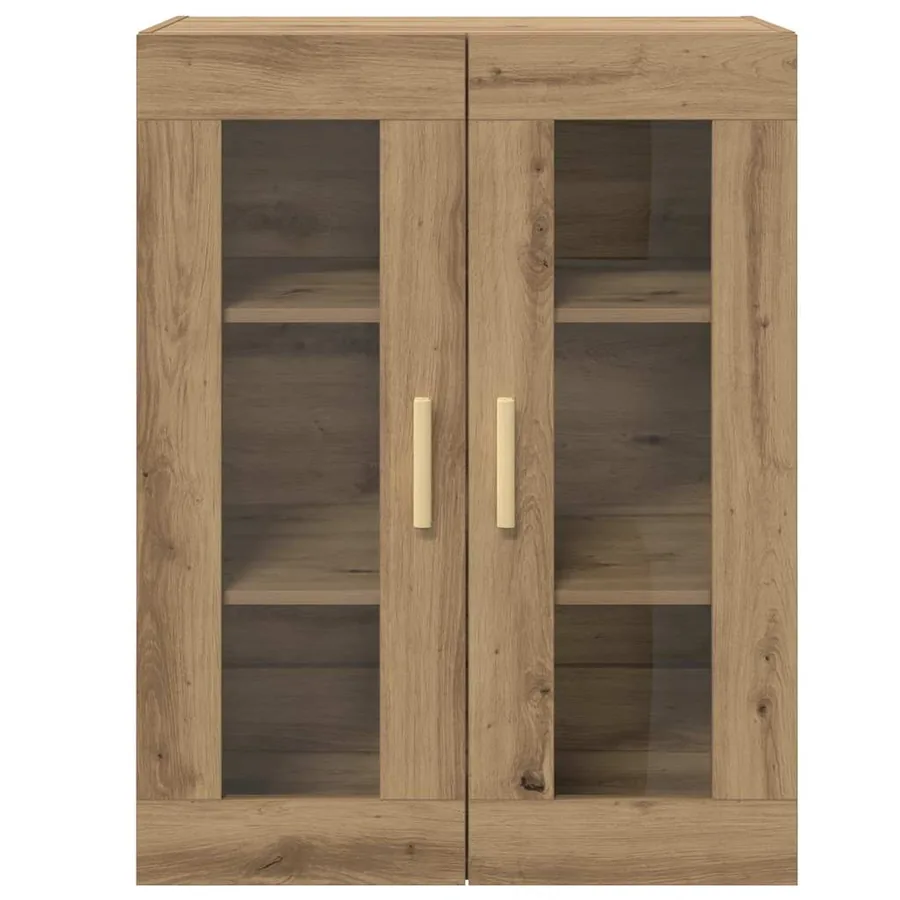 Armoire murale suspendue chêne artisanal 69,5x34x90 cm - 5
