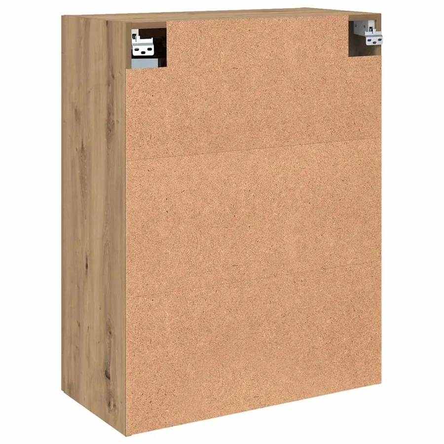 Armoire murale suspendue chêne artisanal 69,5x34x90 cm - 7