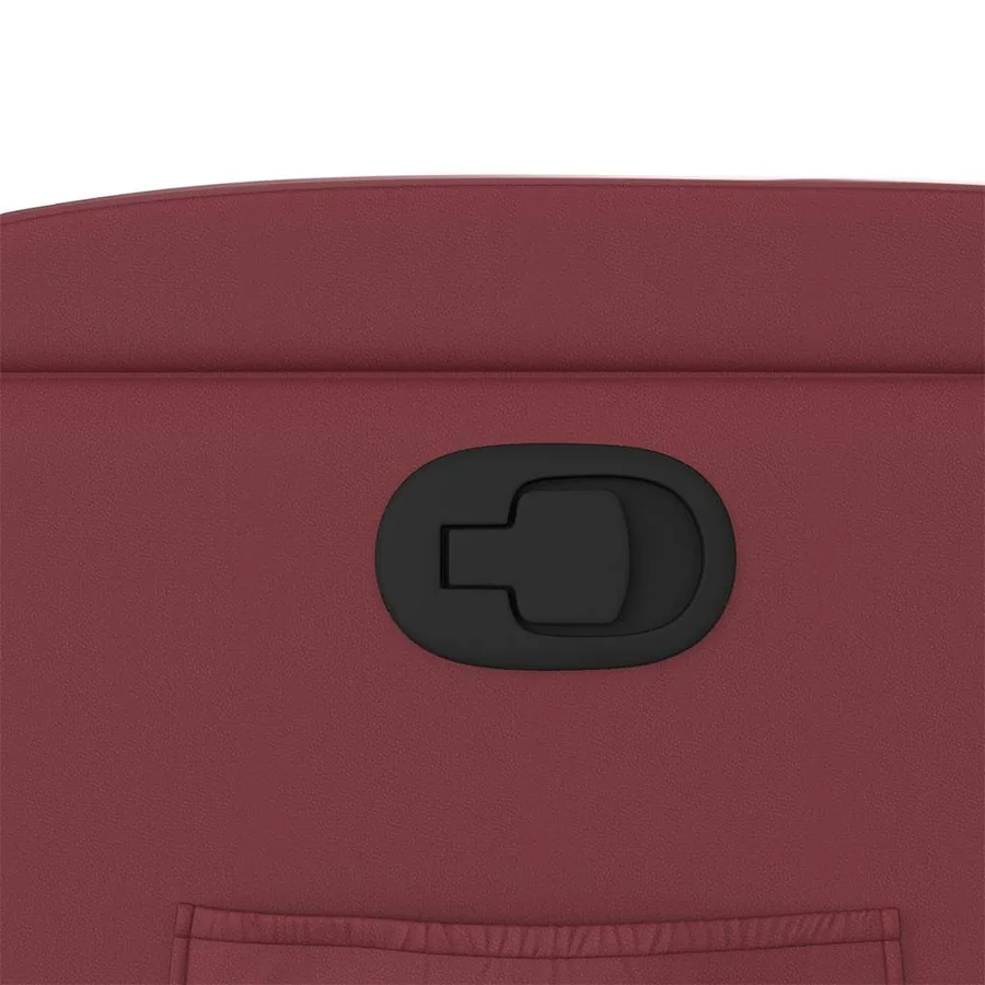 Fauteuil inclinable Rouge bordeaux Similicuir - 12