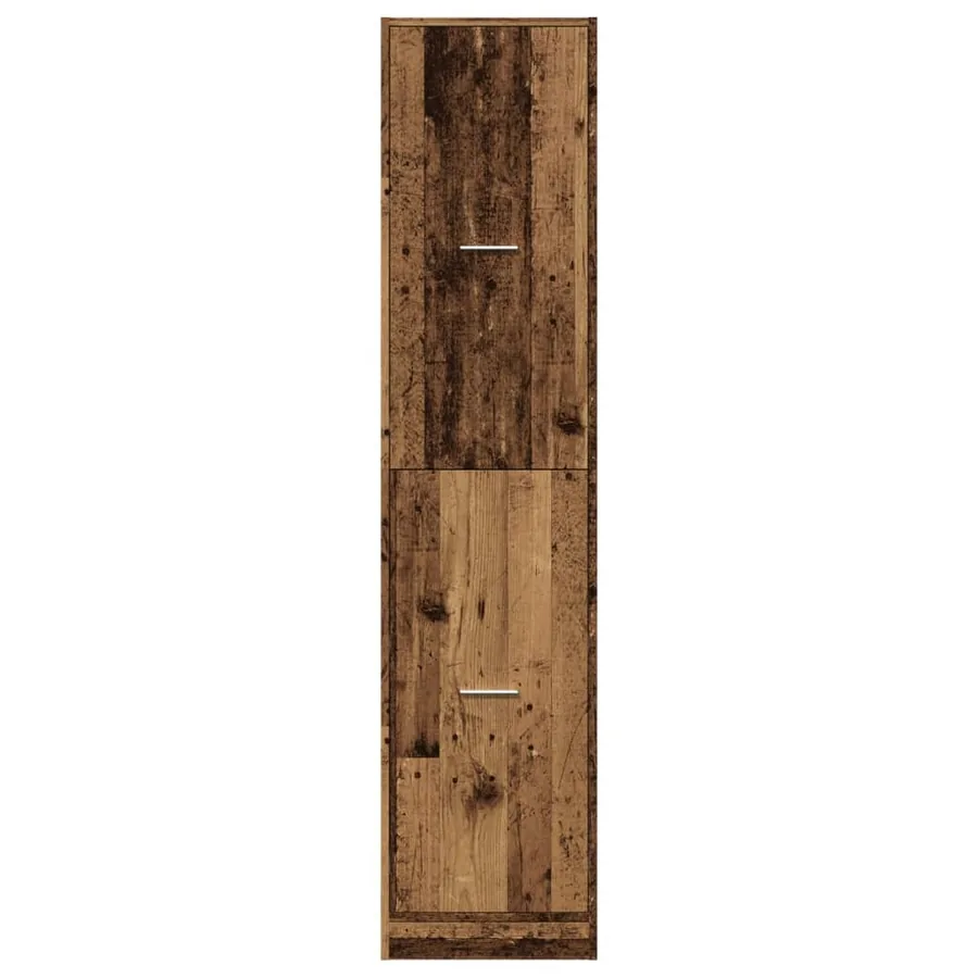 Armoire d'apothicaire vieux bois 40x41x174,5 cm bois ingénierie - 5