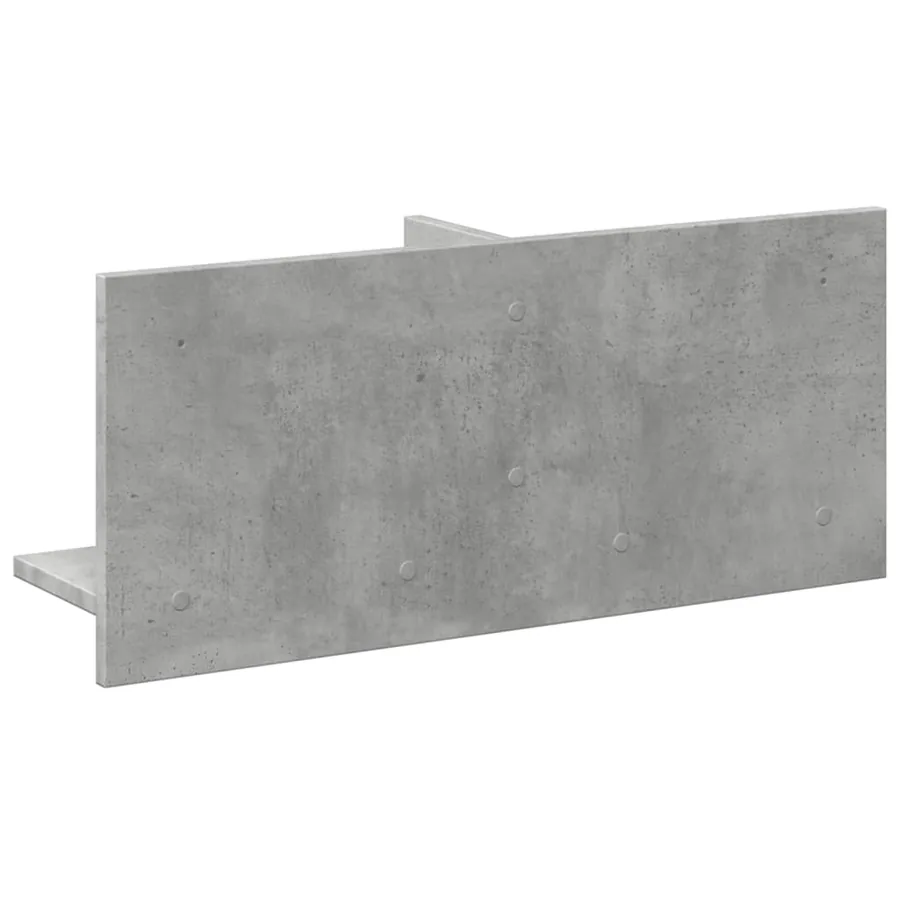Armoire murale 70x16,5x30 gris béton cm bois d'ingénierie - 6